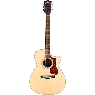 Guild Om-240Ce Orchestra Cutaway Acoustic-Electric Guitar Natural for sale