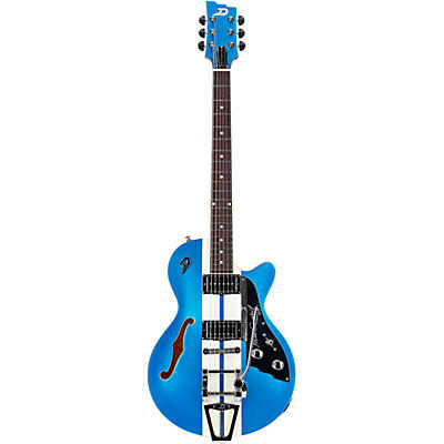 Duesenberg Usa Alliance Mike Campbell 30Th Anniversary Electric Guitar Catalina Blue And White for sale