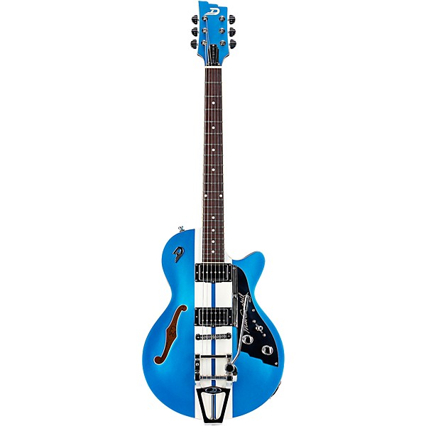 Duesenberg USA Alliance Mike Campbell 30th Anniversary Electric Guitar Catalina Blue and White