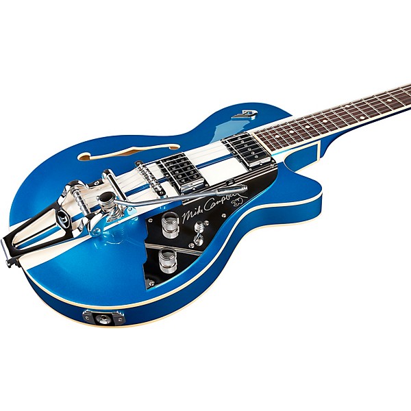 Duesenberg Alliance Mike Campbell 30th Anniversary Electric Guitar Catalina Blue and White