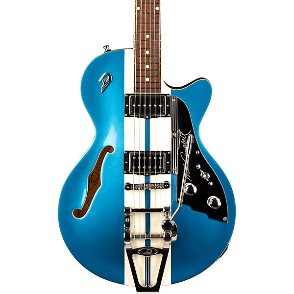 Duesenberg USA Alliance Mike Campbell 30th Anniversary Electric Guitar Catalina Blue and White