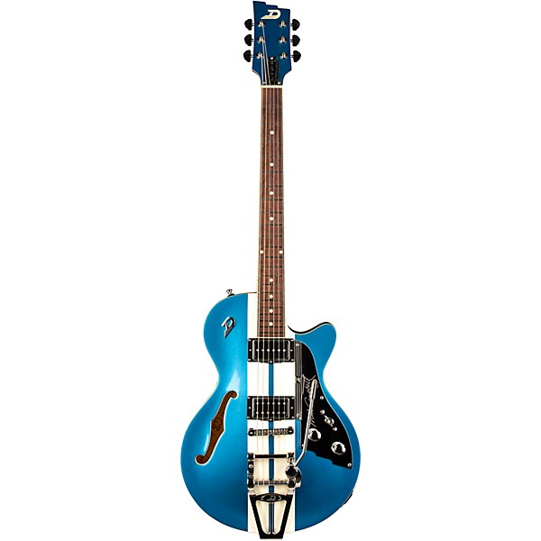 Duesenberg USA Alliance Mike Campbell 30th Anniversary Electric Guitar Catalina Blue and White