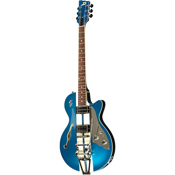 Duesenberg USA Alliance Mike Campbell 30th Anniversary Electric Guitar Catalina Blue and White