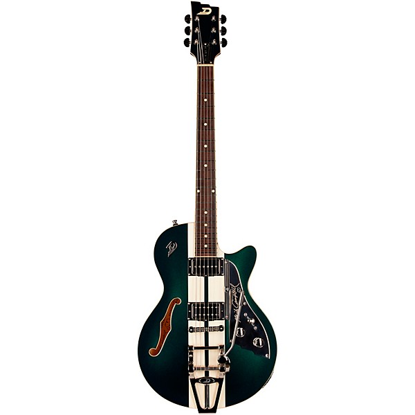 Duesenberg USA Alliance Mike Campbell 40th Anniversary Electric Guitar Catalina Green and White