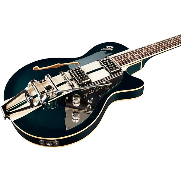 Duesenberg USA Alliance Mike Campbell 40th Anniversary Electric Guitar Catalina Green and White