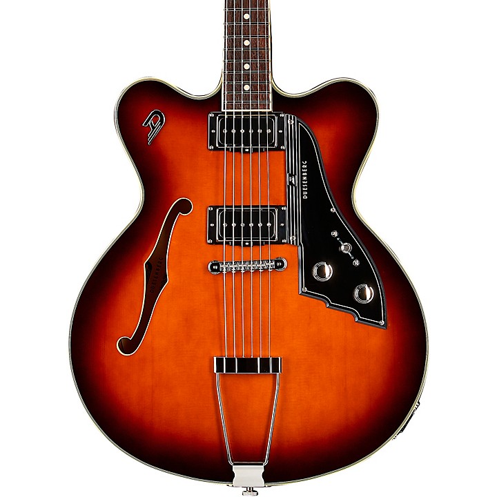 Platinum Duesenberg Fullerton Hollow Electric Guitar Vintage