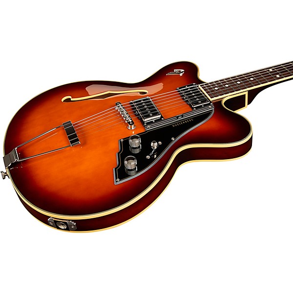 Duesenberg USA Fullerton Hollow Electric Guitar Vintage Burst