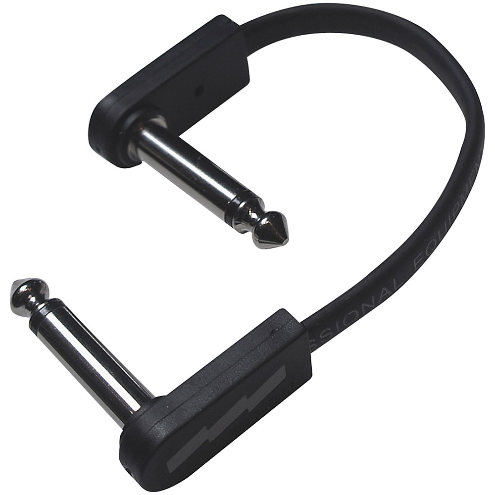 EBS PCF-DL Deluxe EBS Flat Patch Cable 3.94 inches Black and Silver
