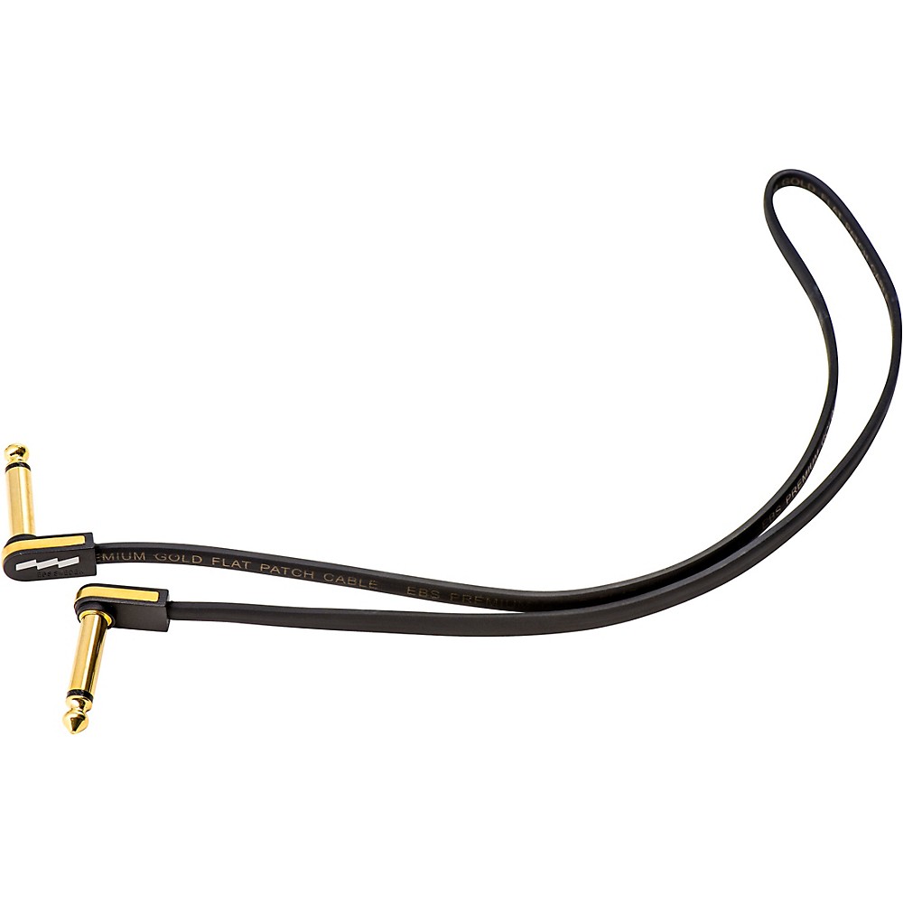 EBS Premium Flat Patch Cable 23.62 inches Black and Gold