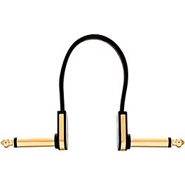 EBS Premium Flat Patch Cable 3.94 inches Black and Gold EBS Premium Flat Patch Cable 3.94 inches Black and Gold