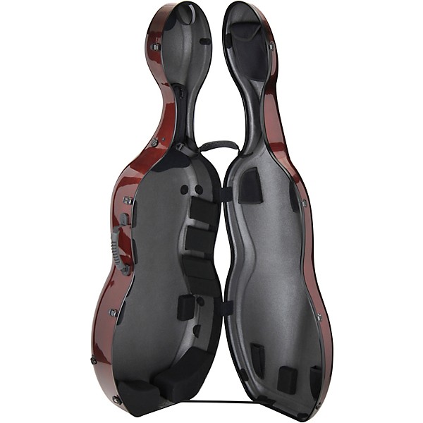 Artino CC-640 Muse Series Carbon Fiber Cello Case 4/4 Size Cabernet