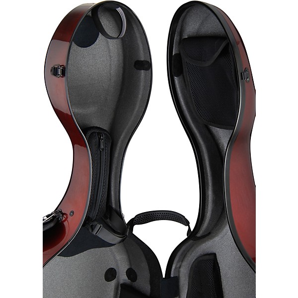 Artino CC-620 Muse Series Carbon Composite Cello Case 4/4 Size Cabernet