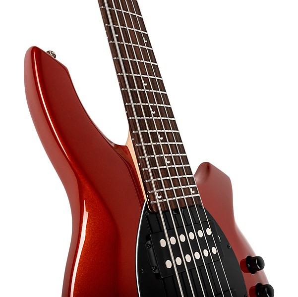 Ernie Ball Music Man Bongo 6 HH 6-String Bass Blood Orange