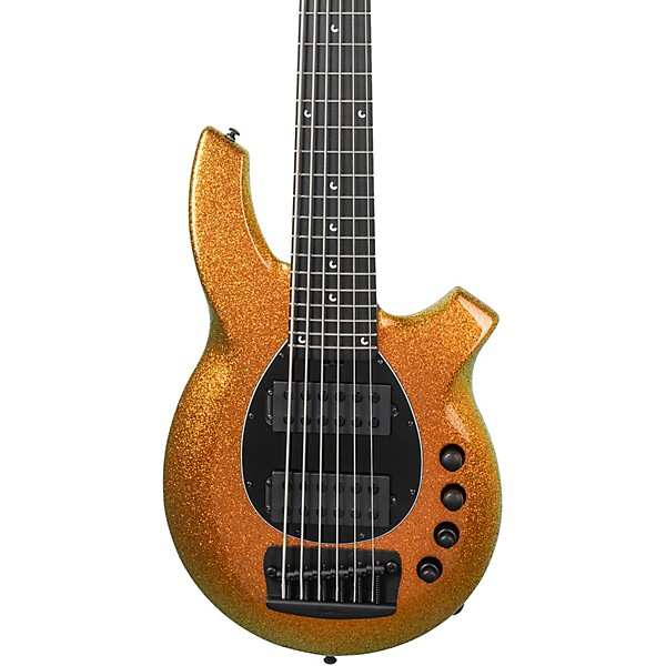 Ernie Ball Music Man Bongo 6 6-String Electric Bass Guitar - Gold Bar