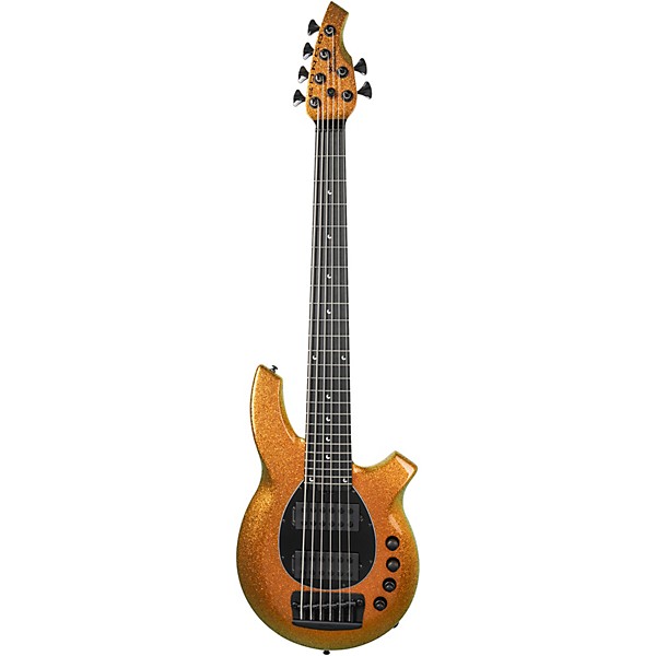 Ernie Ball Music Man Bongo 6 6-String Electric Bass Guitar - Gold Bar