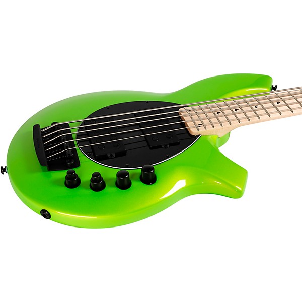 Ernie Ball Music Man Bongo 5 HH BFR Electric Bass Mantis Green