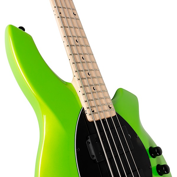 Ernie Ball Music Man Bongo 5 HH BFR Electric Bass Mantis Green
