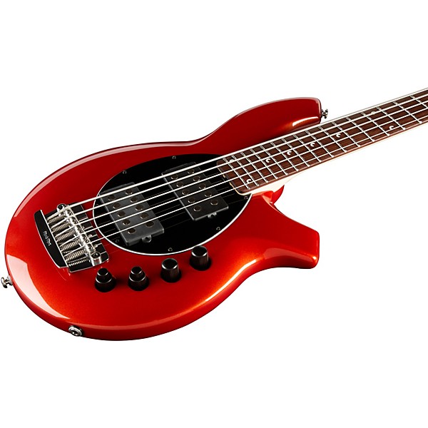 Ernie Ball Music Man Bongo 5 HH BFR Electric Bass Blood Orange