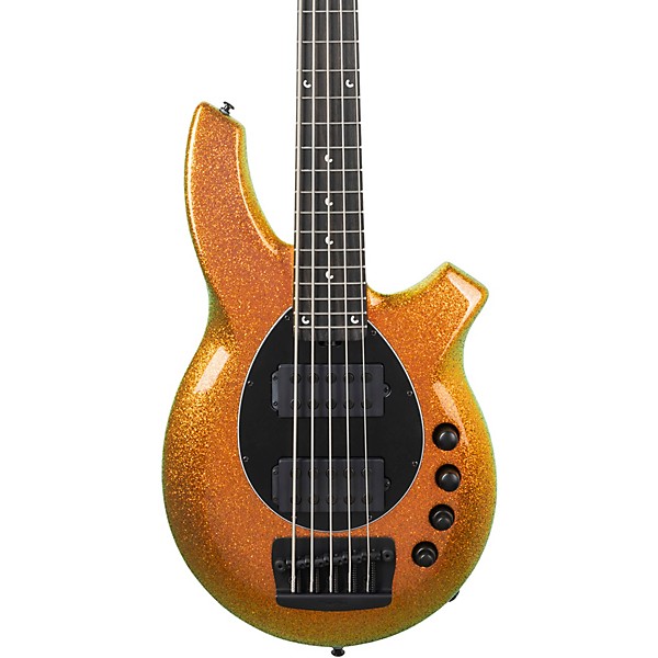 Ernie Ball Music Man Bongo 5 5-String Electric Bass Guitar - Gold Bar