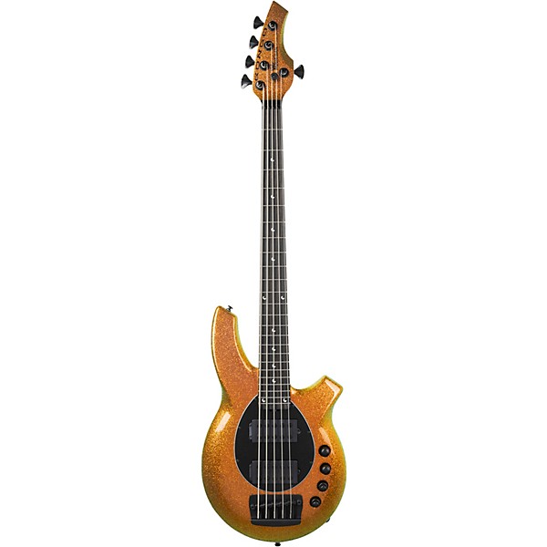 Ernie Ball Music Man Bongo 5 5-String Electric Bass Guitar - Gold Bar