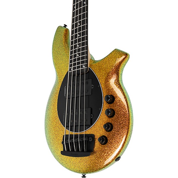 Ernie Ball Music Man Bongo 5 5-String Electric Bass Guitar - Gold Bar