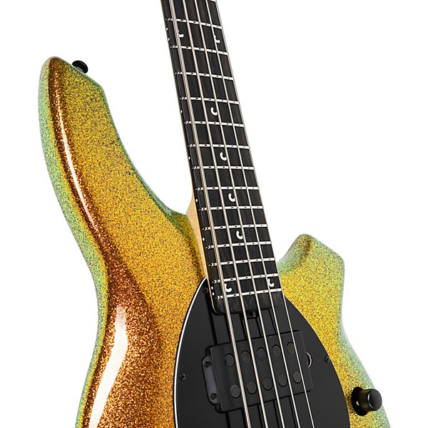 Ernie Ball Music Man Bongo 5 5-String Electric Bass Guitar - Gold Bar