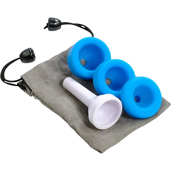 Nuvo jHorn Mouthpiece Set in Tote Bag White/Blue