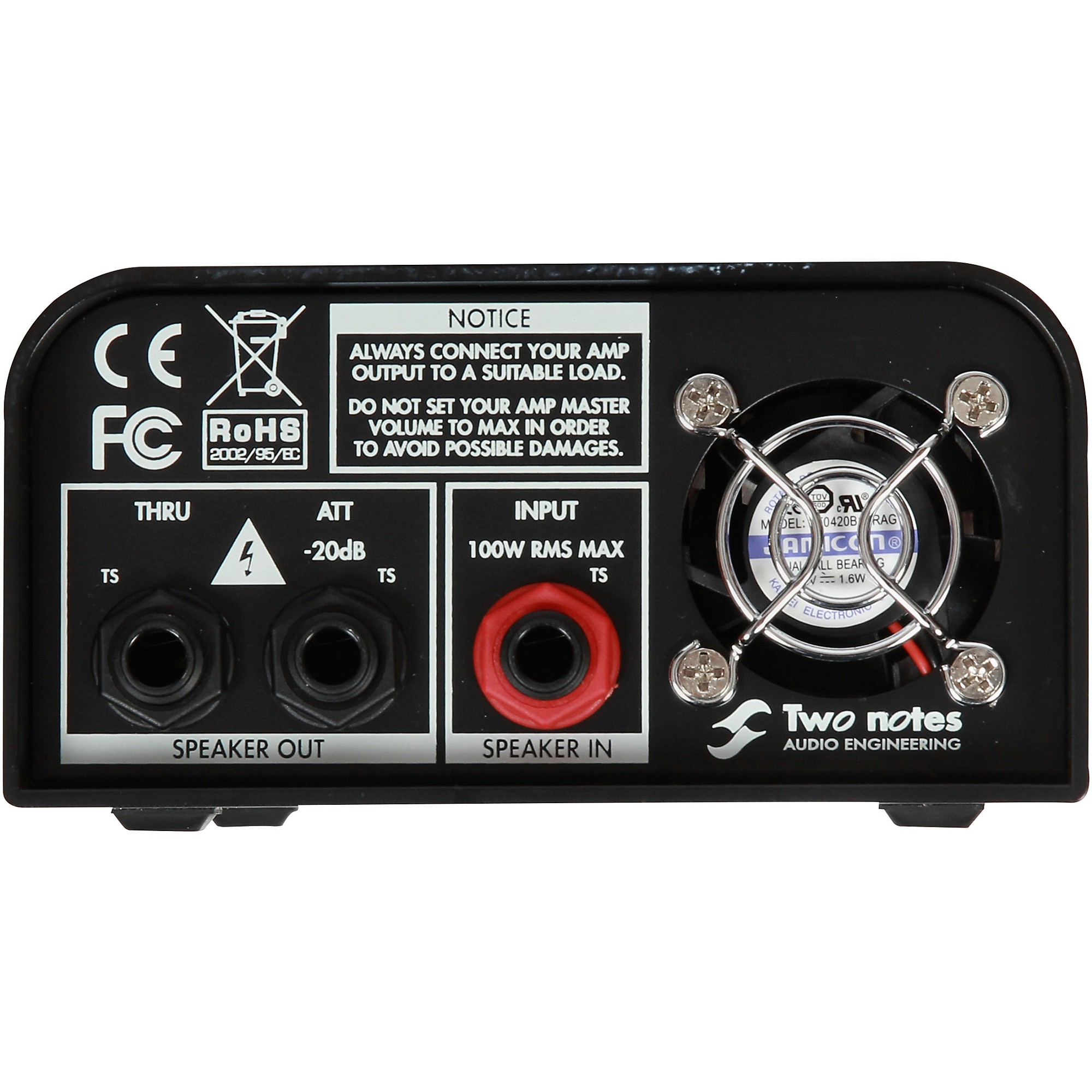 Two Notes AUDIO ENGINEERING Torpedo Captor Loadbox/Attenuator/DI