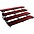 National Public Seating 4 Lev... National Public Seating 4 Level Straight Standing Choral Riser (18"x96" Platform) Red Carpet