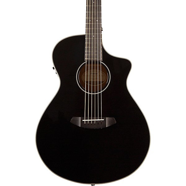 Open Box Breedlove Discovery Concert Black CE Sitka Spruce-Mahogany  Acoustic-Electric Guitar Level 2 Black 190839758347