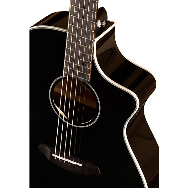 Open Box Breedlove Discovery Concert Black CE Sitka Spruce-Mahogany  Acoustic-Electric Guitar Level 2 Black 190839925893