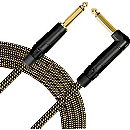 Livewire Signature Guitar Cable Straight/Angle Black and Yellow 20 ft.