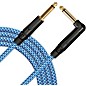 Livewire Signature Guitar Cable Straight/Angle Blue and White 20 ft. thumbnail