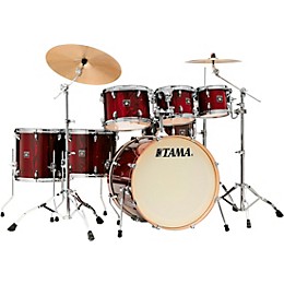TAMA Superstar Classic Exotix 7-Piece Shell Pack With 22" Bass Drum Gloss Garnet Lacebark Pine