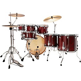 TAMA Superstar Classic Exotix 7-Piece Shell Pack With 22" Bass Drum Gloss Garnet Lacebark Pine