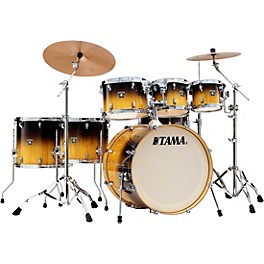 TAMA Superstar Classic Exotix... TAMA Superstar Classic Exotix 7-Piece Shell Pack With 22" Bass Drum Gloss Lacebark Pine Fade