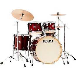 TAMA Superstar Classic Exotix 5-Piece Shell Pack With 22" Bass Drum Gloss Garnet Lacebark Pine