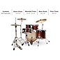 TAMA Superstar Classic Exotix 5-Piece Shell Pack With 22" Bass Drum Gloss Garnet Lacebark Pine