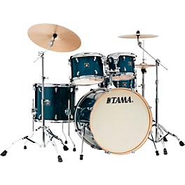 TAMA Superstar Classic Ex... TAMA Superstar Classic Exotix 5-Piece Shell Pack With 22" Bass Drum Gloss Sapphire Lacebark Pine