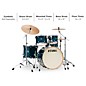 TAMA Superstar Classic Exotix 5-Piece Shell Pack With 22" Bass Drum Gloss Sapphire Lacebark Pine