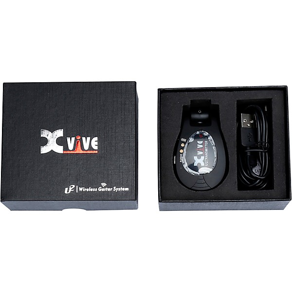 Open Box Xvive U2TX Guitar Wireless Transmitter Level 1  Black