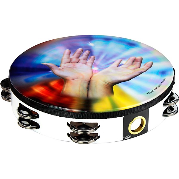 Remo Praise Tambourine 10 in. Sharing Hands