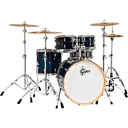 Gretsch Drums Renown 5-Piece Shell Pack With 22" Bass Drum and Black Nickel Over Steel Snare Drum Gloss Antique Blue Burst