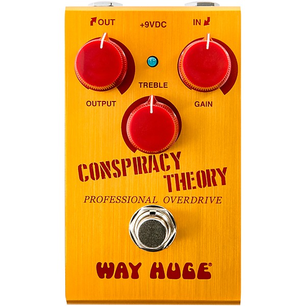 Open Box Way Huge Electronics WM20 Mini Conspiracy Theory Professional Overdrive Effects Pedal Level 1