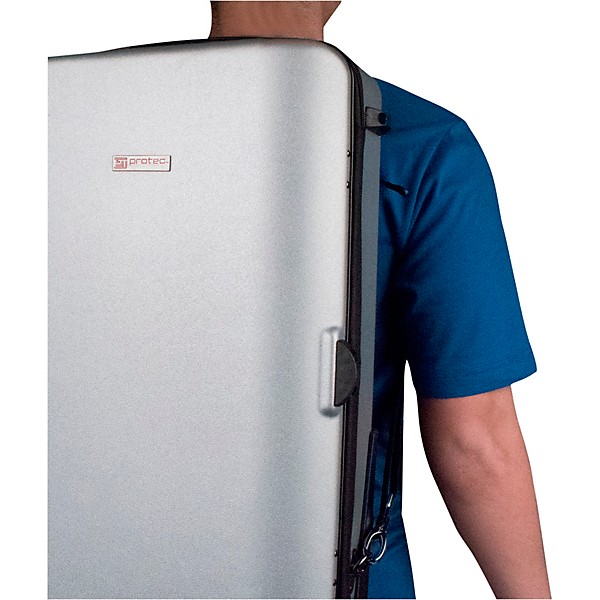 Protec Single/Double/Triple Horn ZIP ABS Case Silver