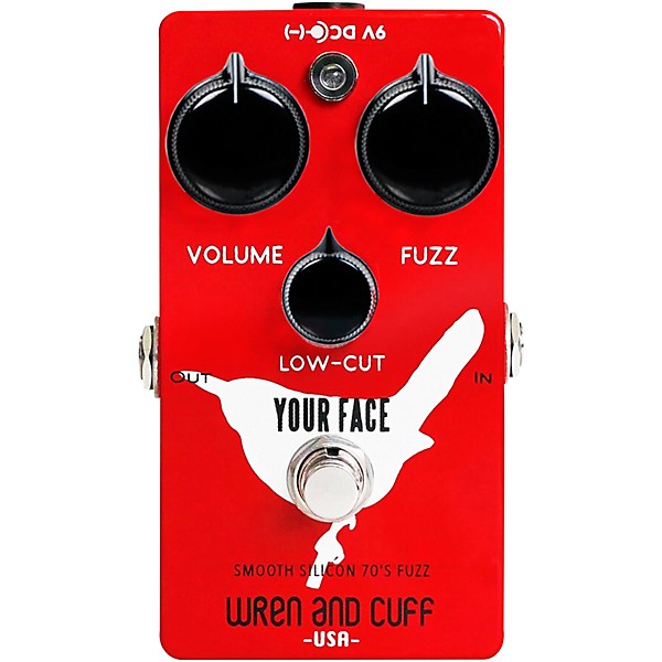 Open Box Wren And Cuff Your Face 70's Fuzz Effects Pedal 