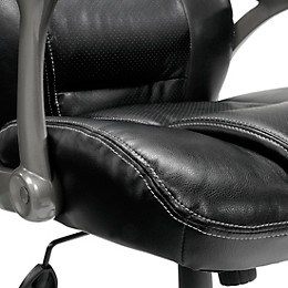SAUDER Manager Chair Leather Black