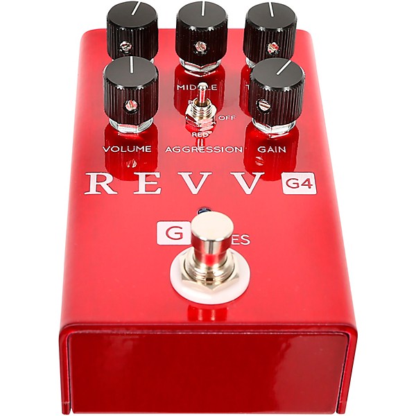 Open Box Revv Amplification G4 Distortion Effects Pedal Level 1