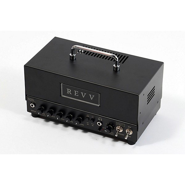 Open Box Revv Amplification D20 20W Tube Guitar Amp Head Level 3 Black 197881525347