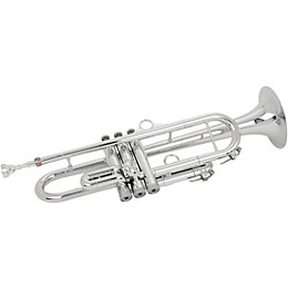 Open Box pTrumpet pTrumpet hyTech Metal/Plastic Trumpet Level 2 Silver 194744668111